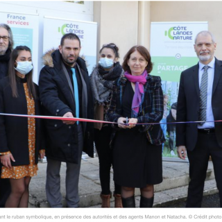 Castets et Saint-Julien-en-Born I inauguration de deux nouveaux espaces France services